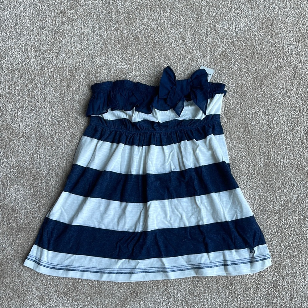 Abercrombie and fitch strapless top